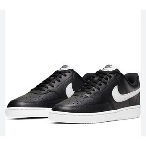 Nike Court Vision Low Next Nature M Sz14 Black White DH2987-001 Sneaker leather
